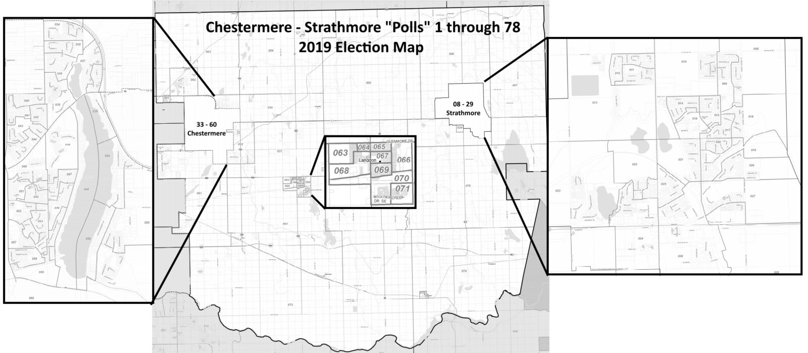 Chestermere Strathmore Polls Map 2019 Alberta Provincial Election