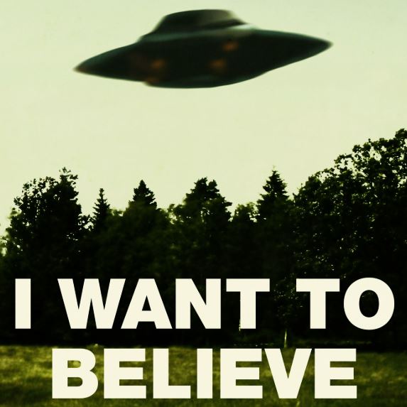 I want to believe