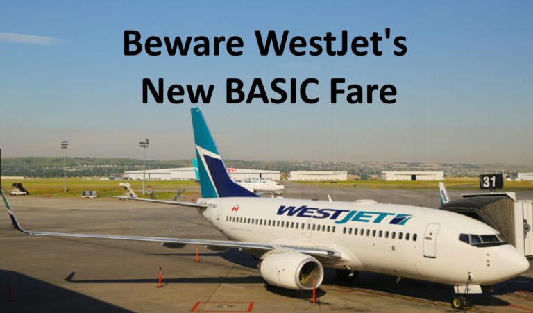 bad Westjet Basic Fare