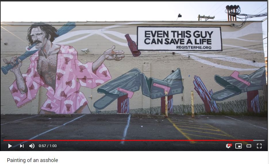 Coleman Sweeney Organ Donation Mural Video