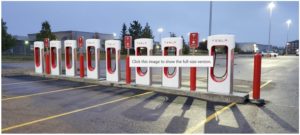 Telsa version 3 Super Chargers Regina operational