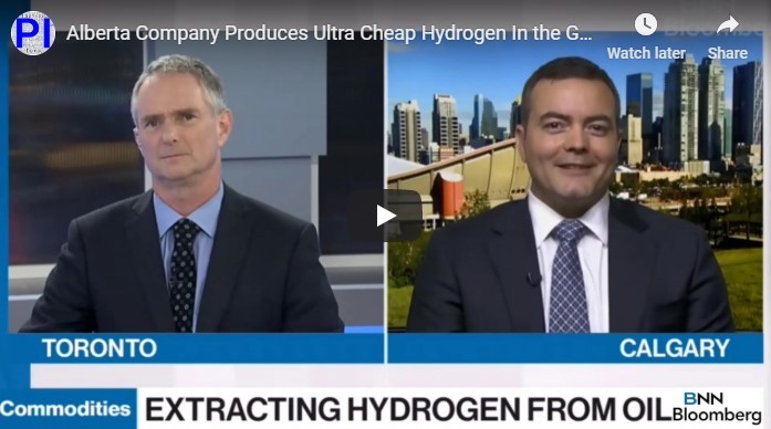 extracting hydrogen using oil proton technolgies