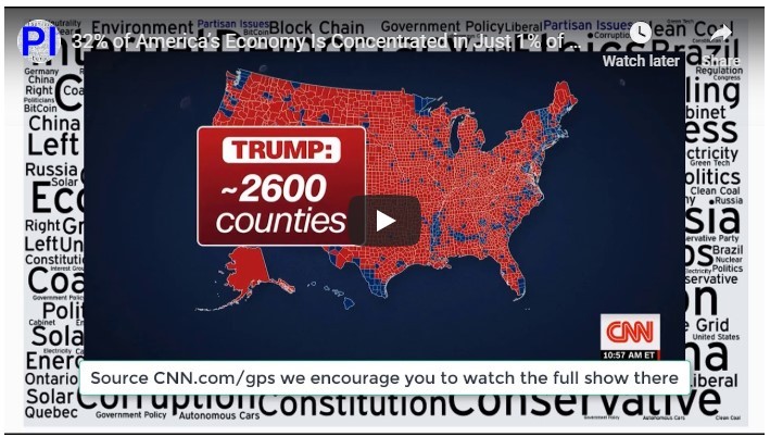 1 percent of US counties produce nearly one third of US output