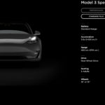 Model 3 specs standard range