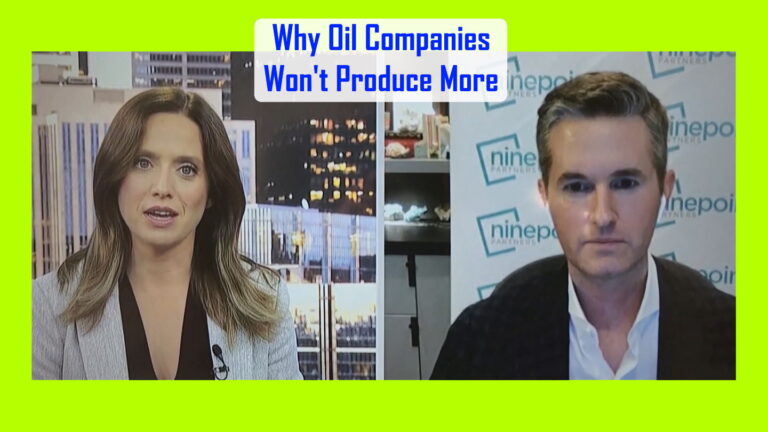 why oil companies won't produce more