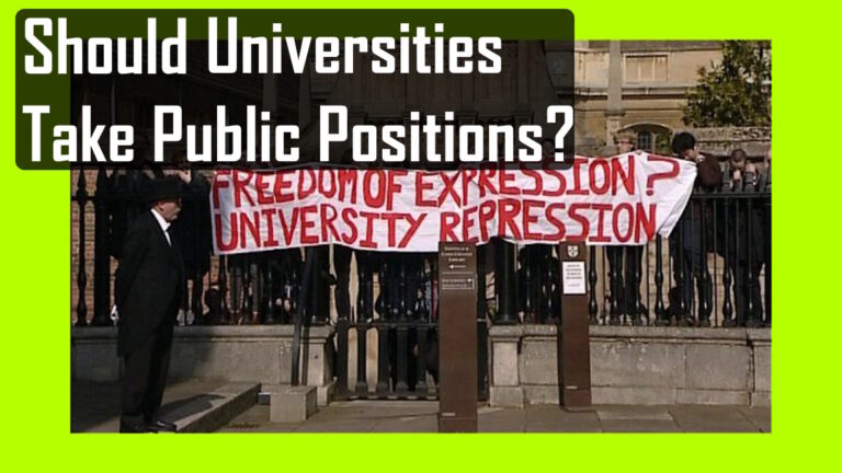 Should Universities Take Political Social Position