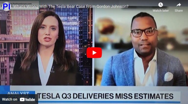 What's Wrong With The Tesla Bear Case From Gordon Johnson