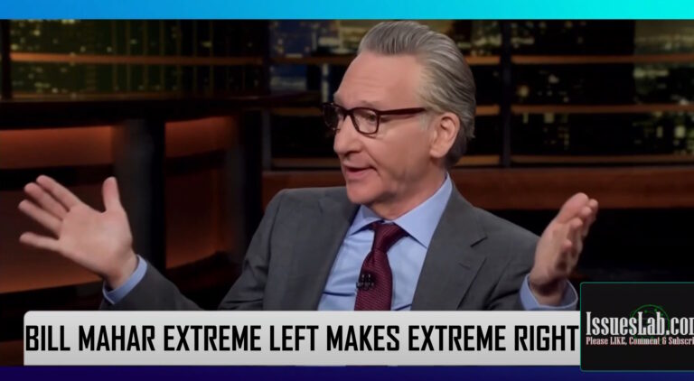 Bill Maher explains extreme left makes extreme right